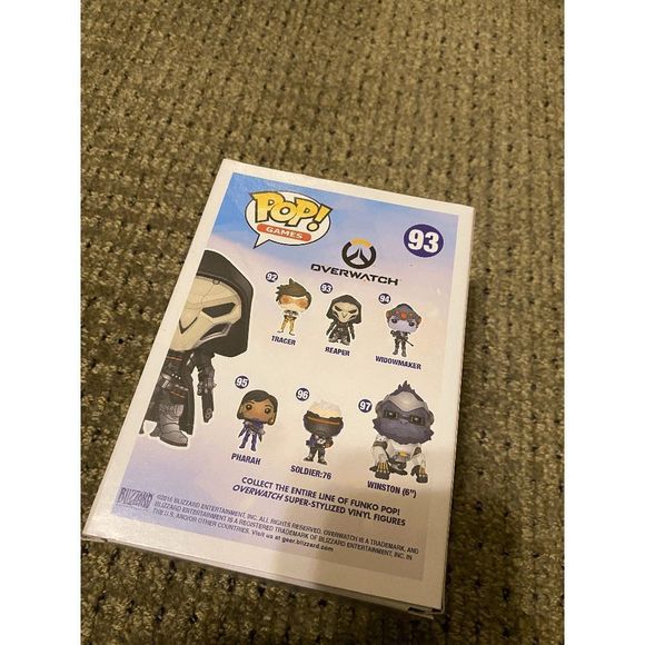 Funko Pop! Games: Overwatch Action Figure - Reaper #93, NIB Collector's - Picture 4 of 5